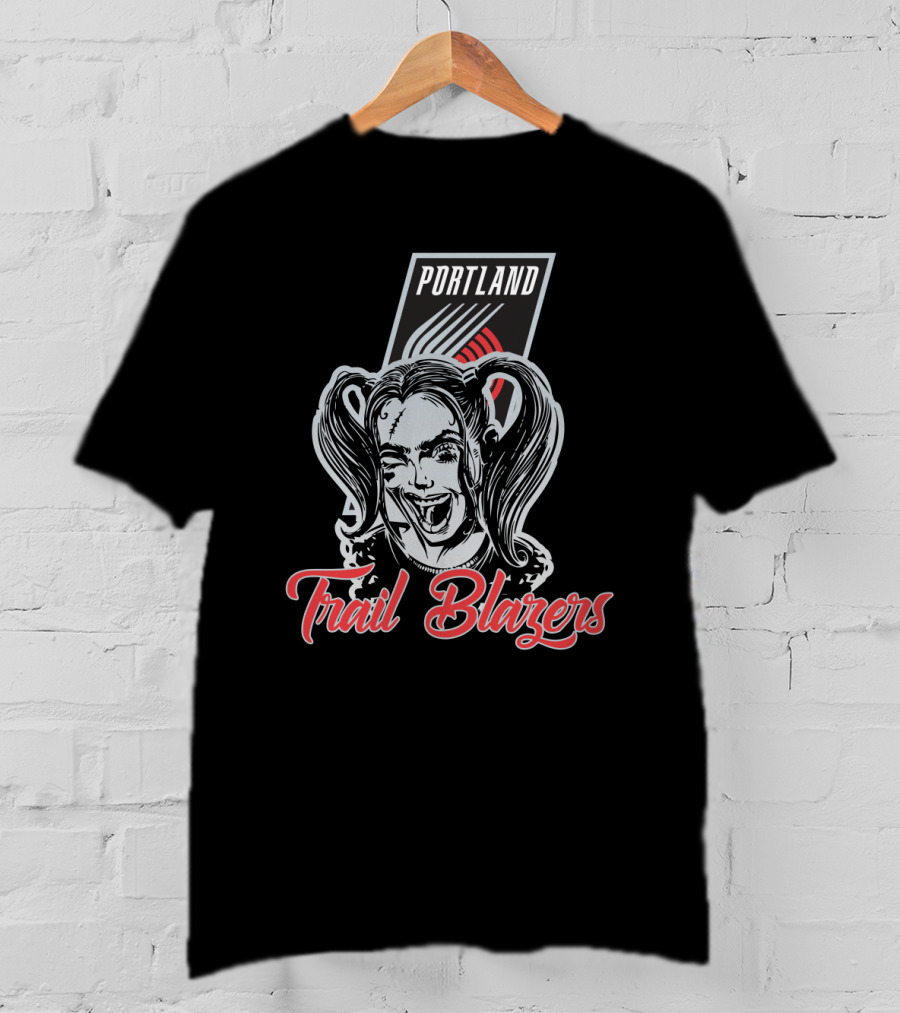 Portland Trail Blazers Harley Quinn Fan T-Shirt