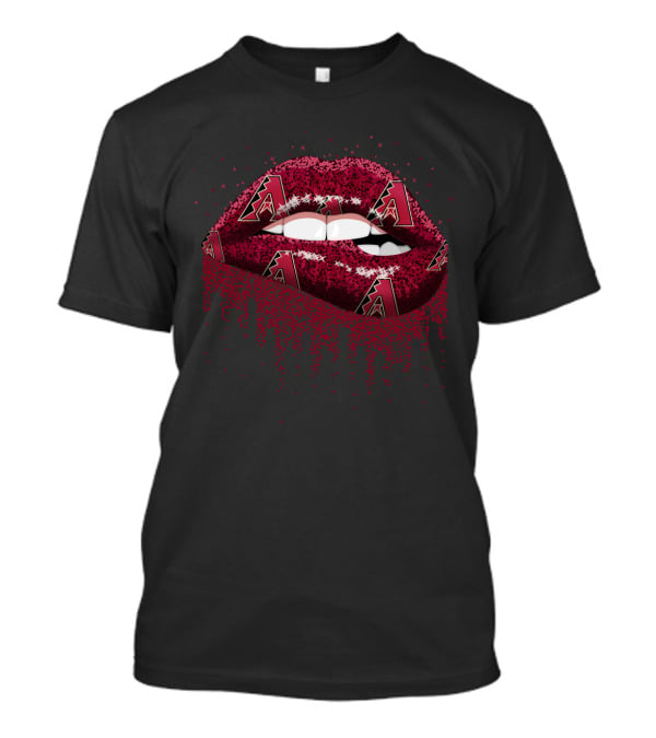 Arizona Diamondbacks Glitter Lips Fan Appeal T-Shirt