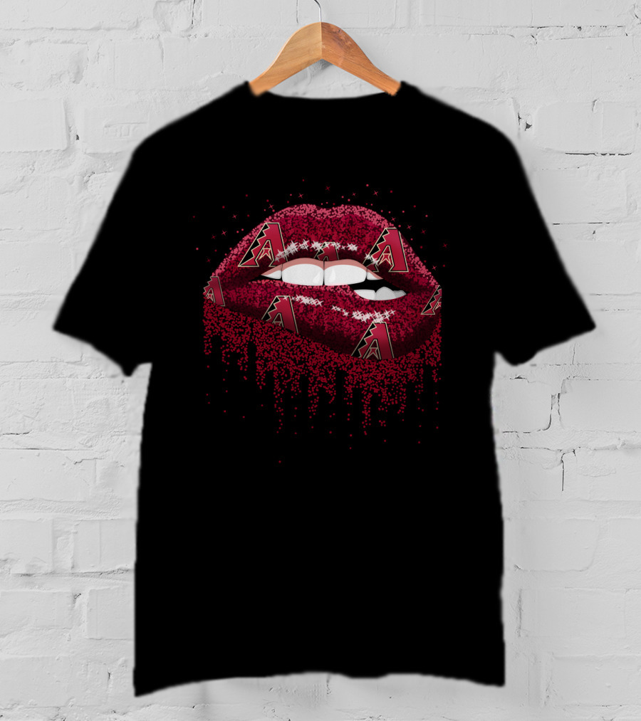 Arizona Diamondbacks Glitter Lips Fan Appeal T-Shirt