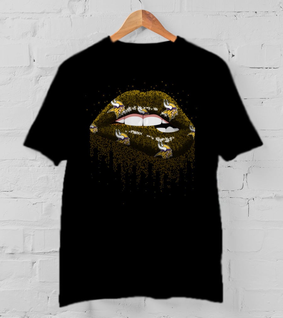 Minnesota Vikings Lips T-Shirt