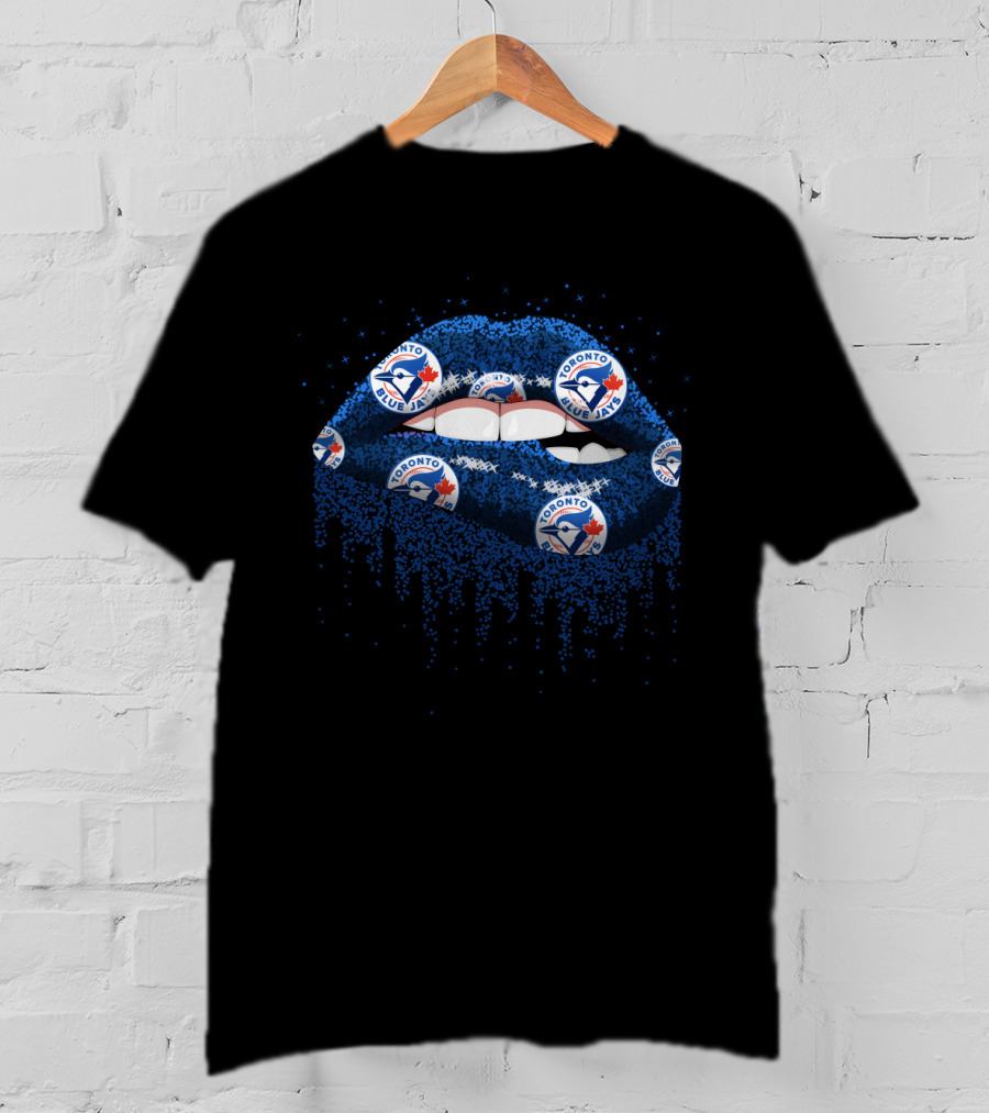Toronto Blue Jays Glitter Lips Fans Must-Have T-Shirt