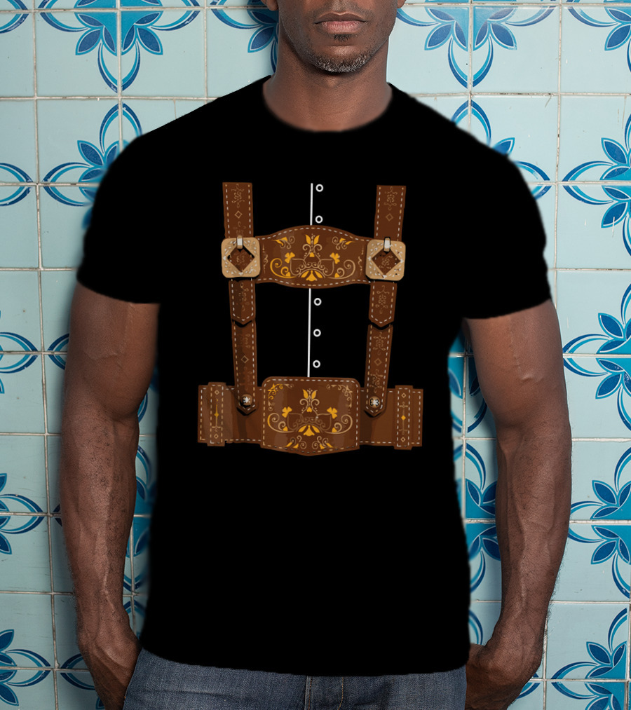 Oktoberfest Bavarian Lederhosen Costume T-Shirt