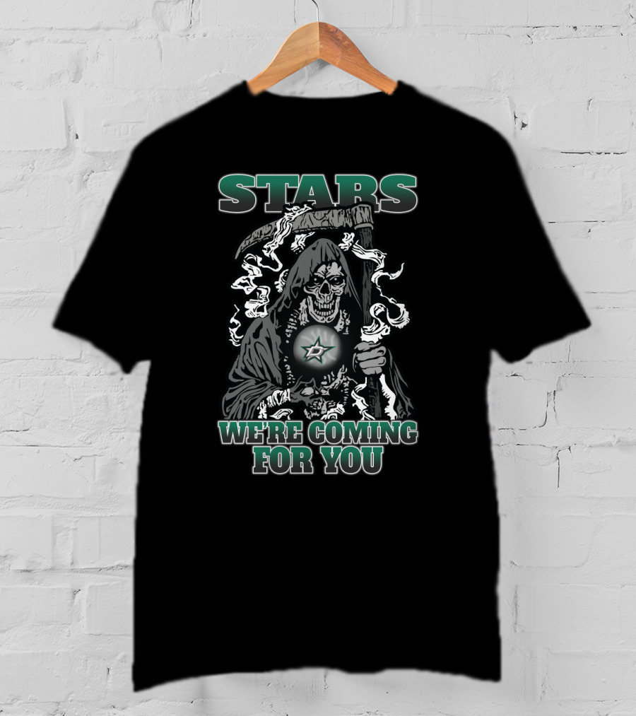 Stars Grim Reaper We're Coming For You T-Shirt