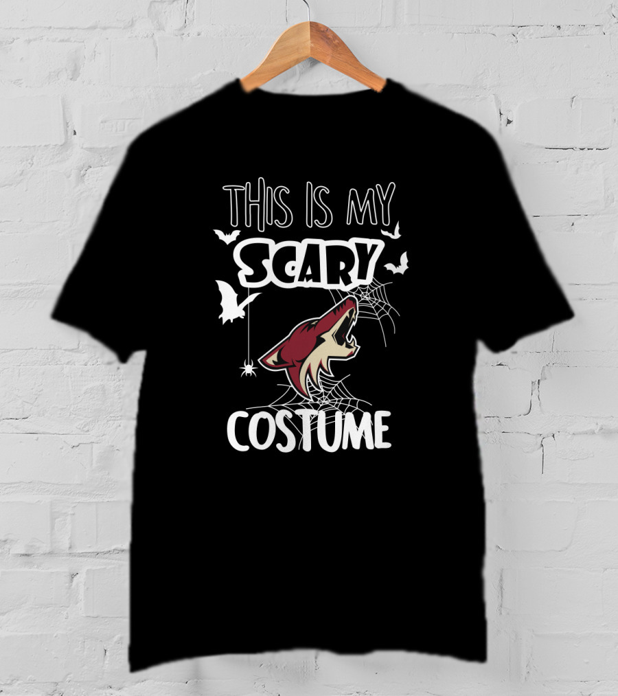 This Is My Scary Costume Arizona Coyotes Halloween T-Shirt