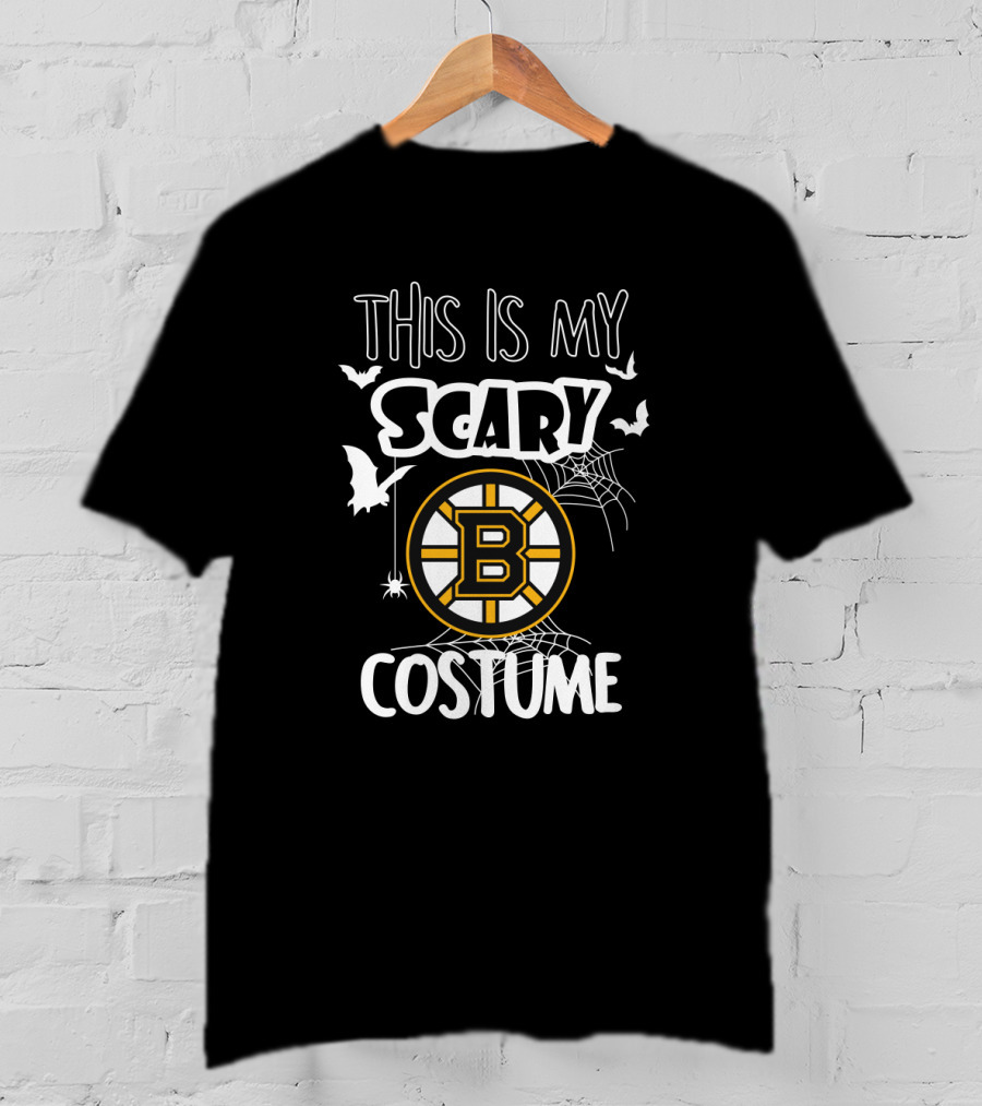 This Is My Scary Boston Bruins Halloween Costume T-Shirt