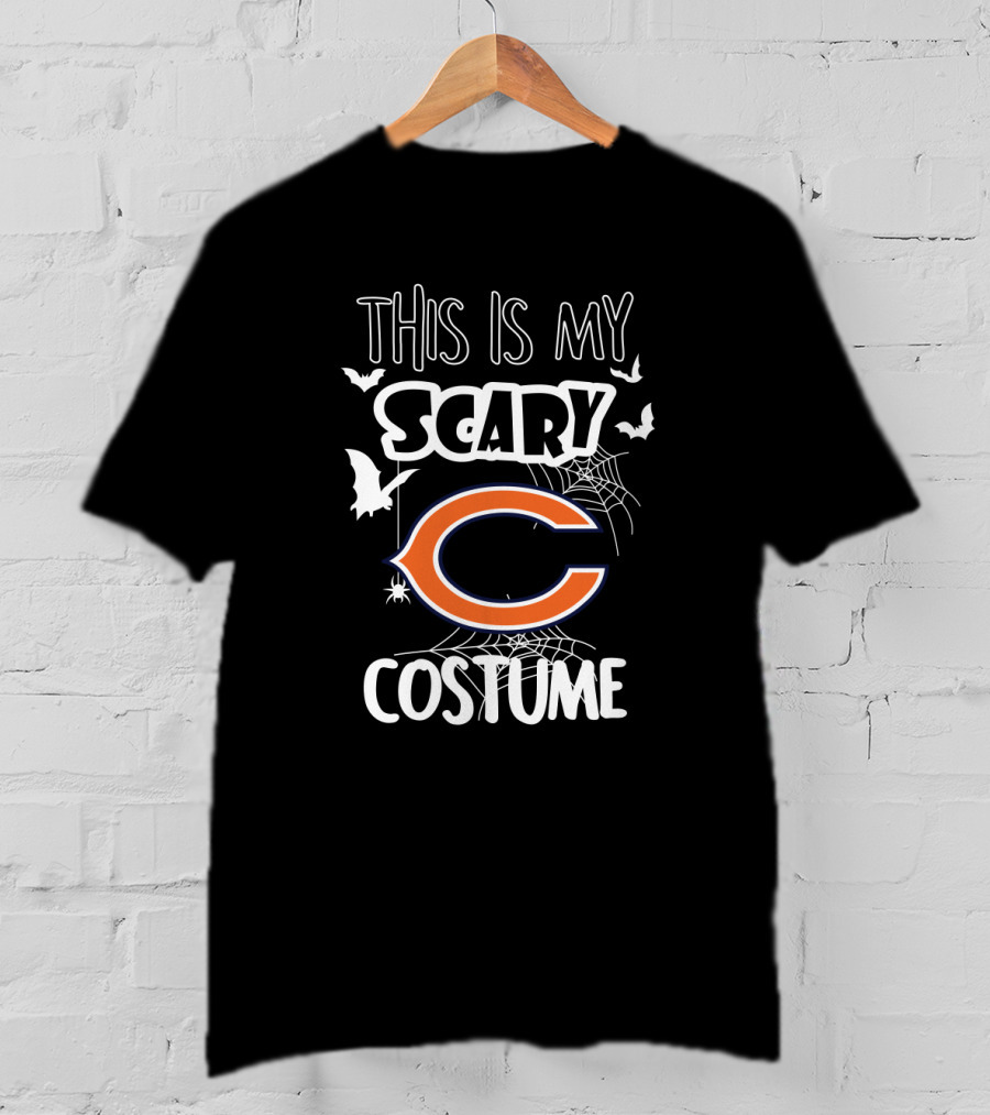 This Is My Scary Chicago Bears Costume T-Shirt