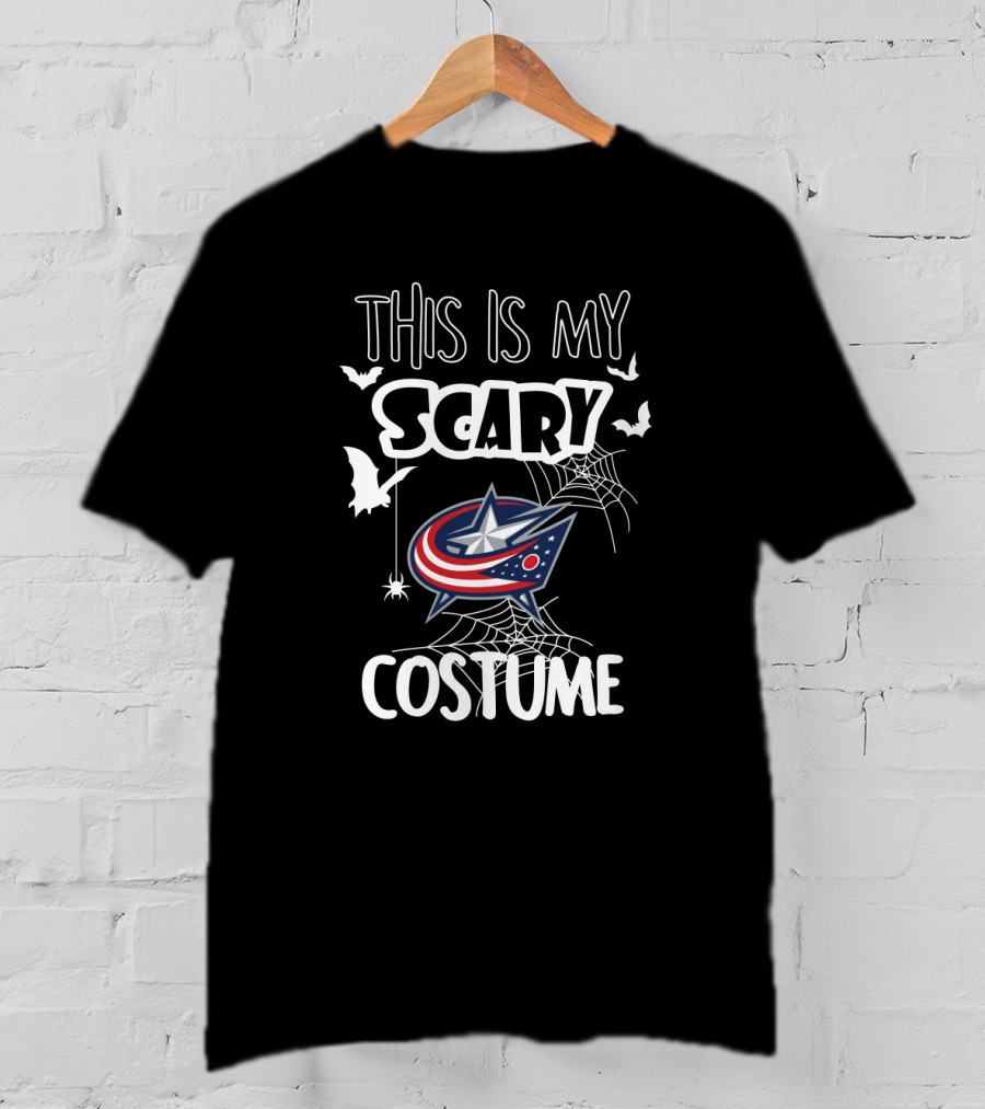 This Is My Scary Costume Columbus Blue Jackets Halloween T-Shirt