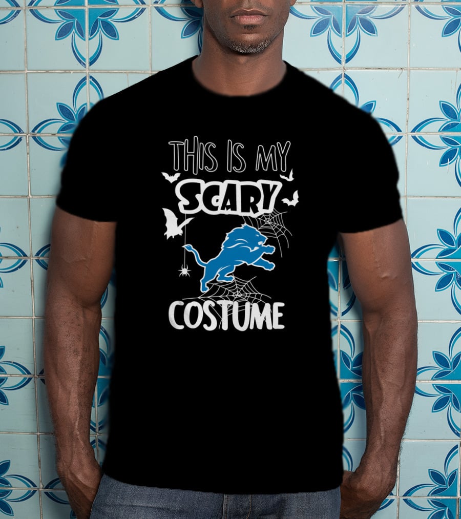 This Is My Scary Detroit Lions Costume T-Shirt
