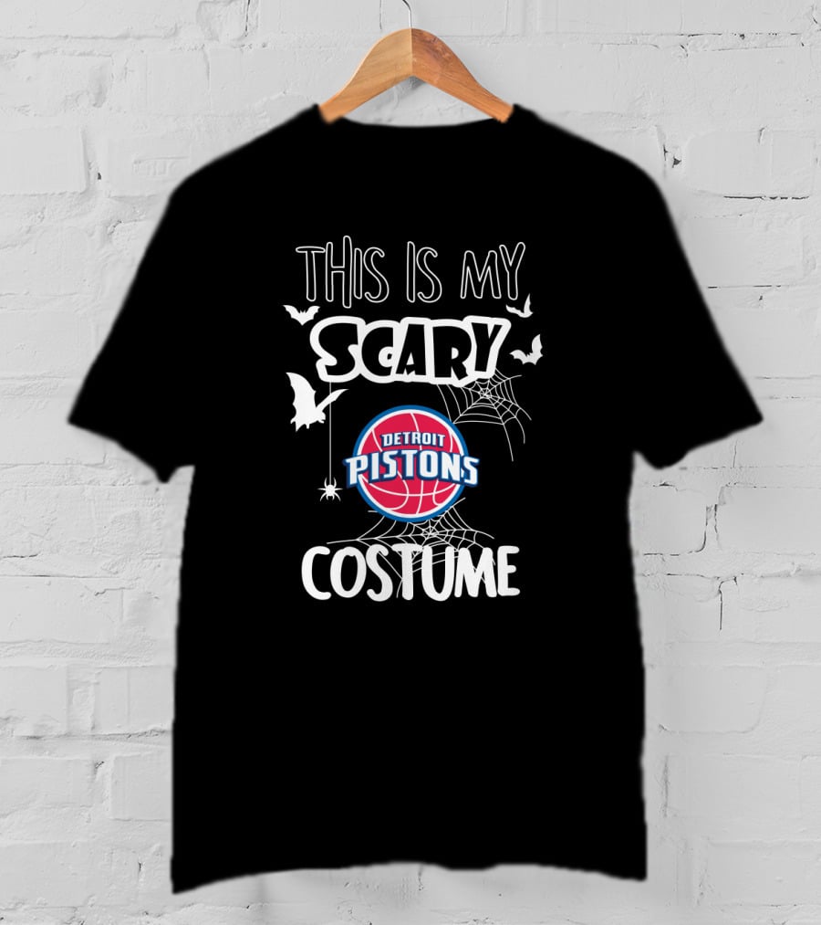 This Is My Scary Detroit Pistons Costume T-Shirt