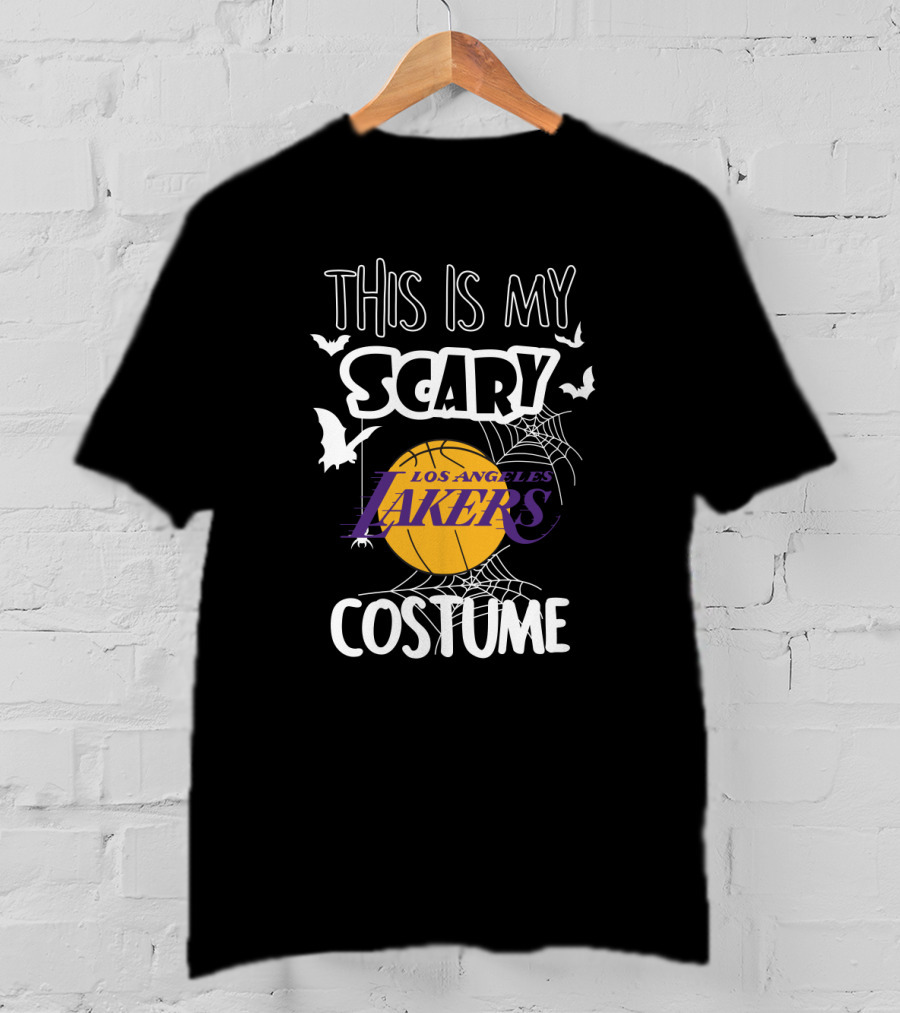 This Is My Scary Los Angeles Lakers Costume T-Shirt