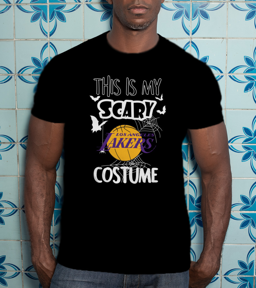 This Is My Scary Los Angeles Lakers Costume T-Shirt