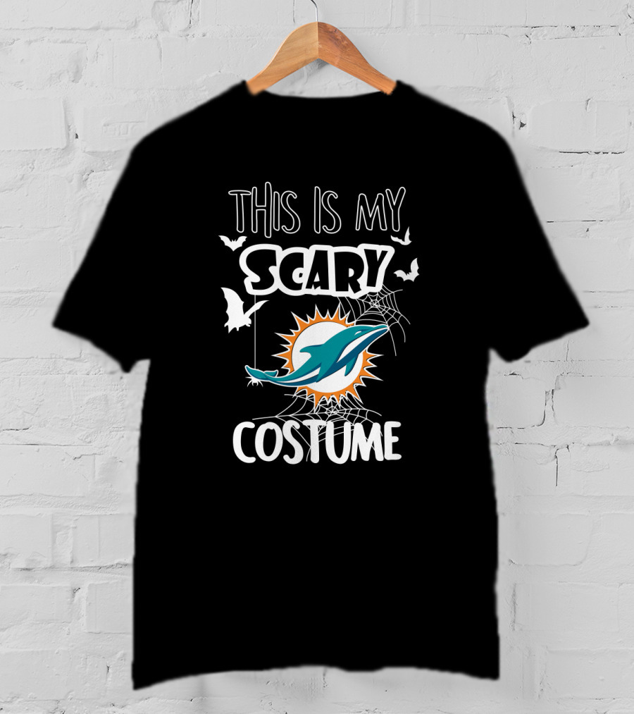 This Is My Scary Miami Dolphins Costume T-Shirt