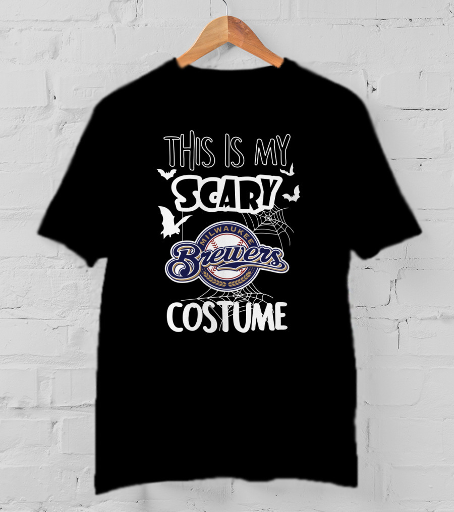 This Is My Scary Milwaukee Brewers Costume Halloween T-Shirt