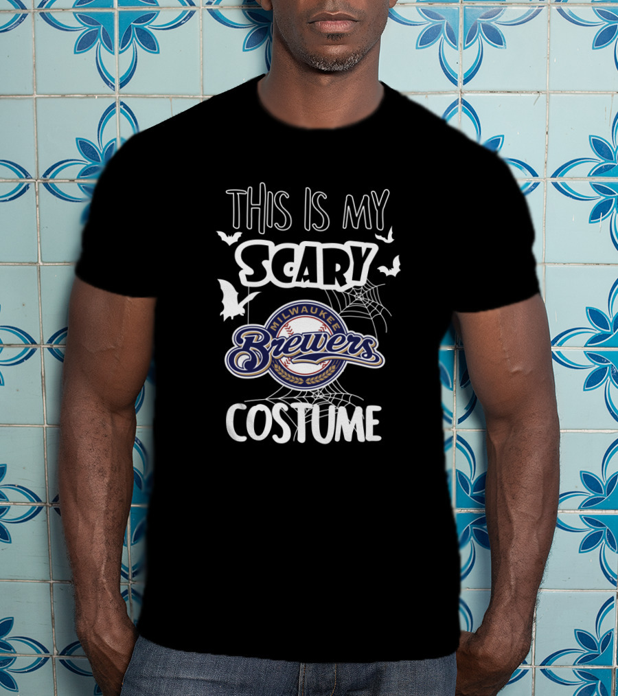 This Is My Scary Milwaukee Brewers Costume Halloween T-Shirt