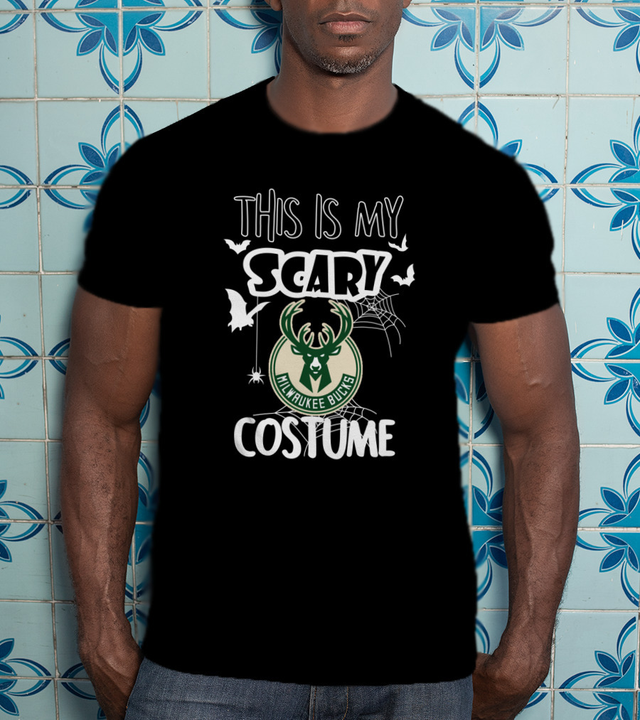 This Is My Scary Milwaukee Bucks Costume T-Shirt