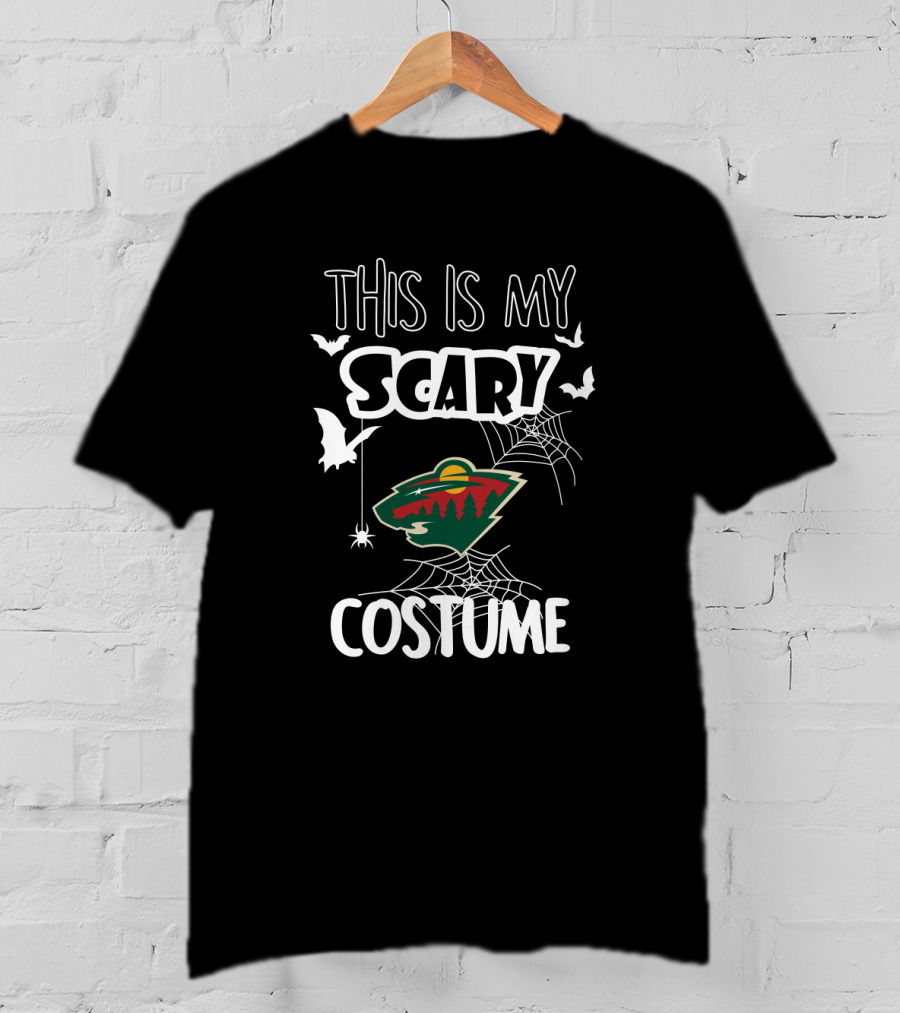 This Is My Scary Costume Minnesota Wild Halloween T-Shirt