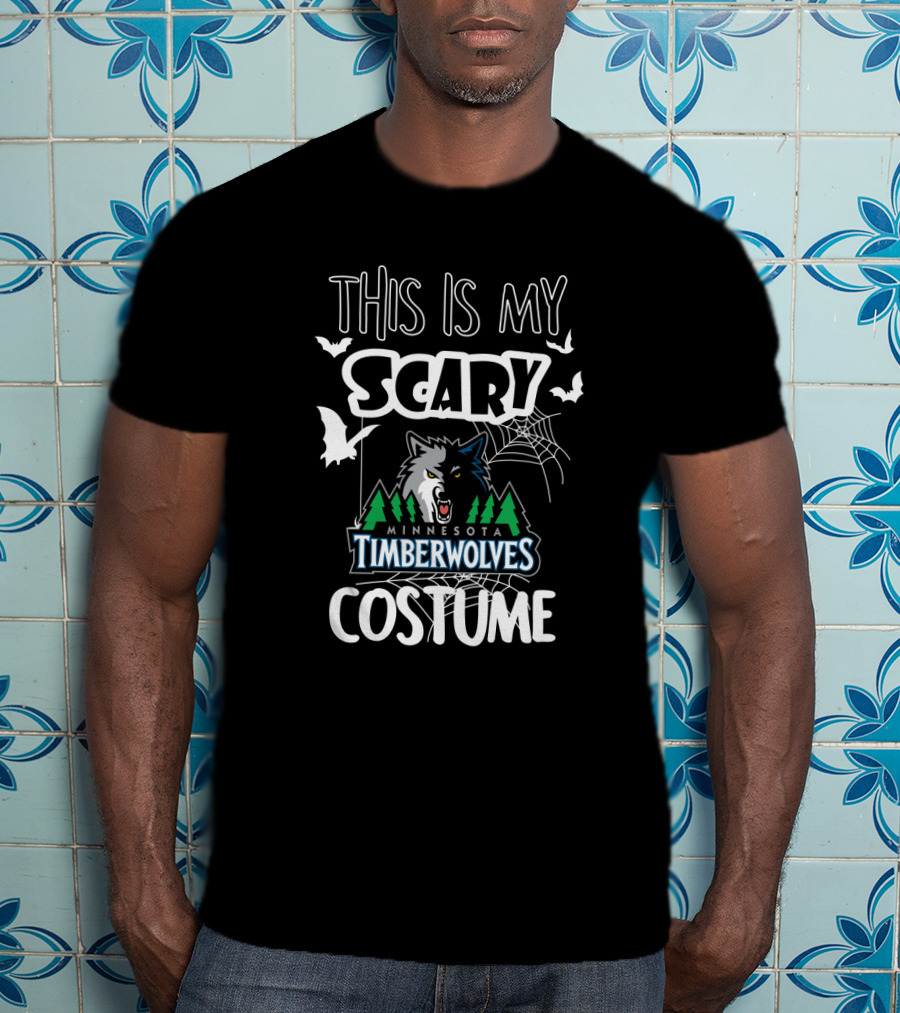 This Is My Scary Minnesota Timberwolves Costume T-Shirt