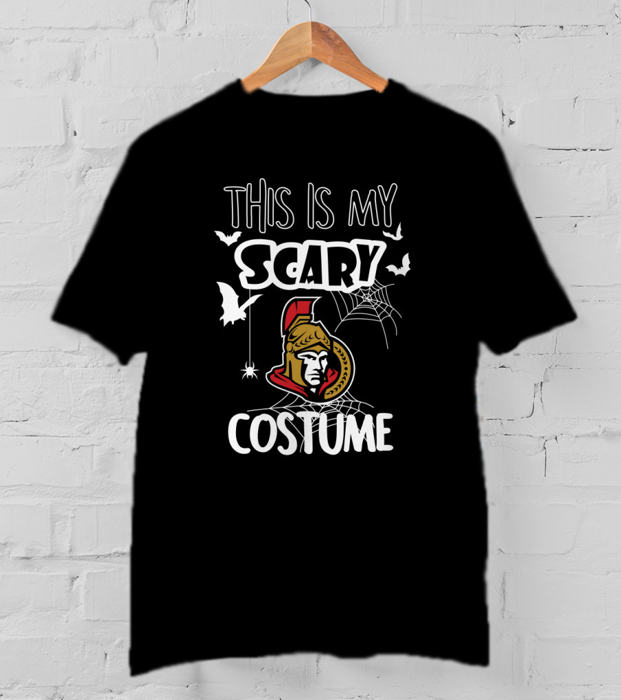 This Is My Scary Costume Ottawa Senators Halloween T-Shirt