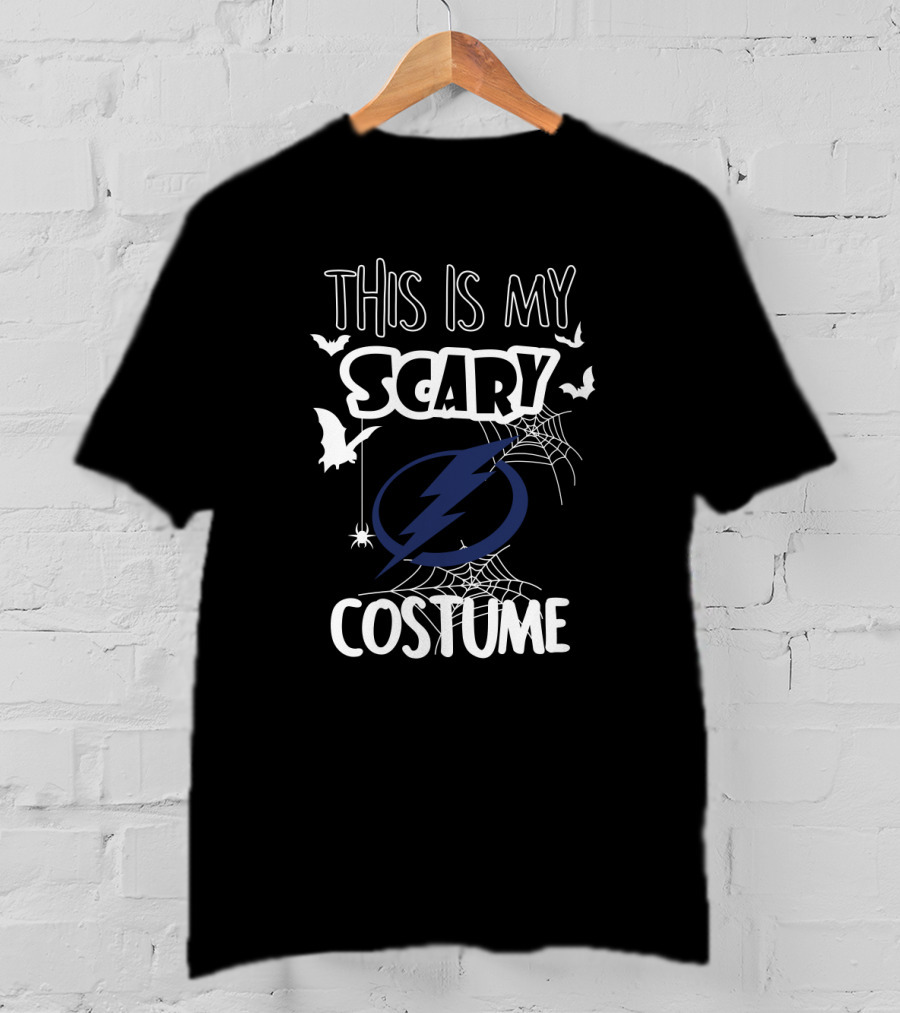 This Is My Scary Costume Tampa Bay Lightning Halloween T-Shirt
