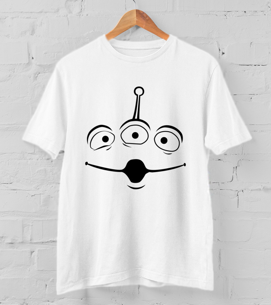 Toy Story Alien Face Disney Pixar Three-Eyed Character T-Shirt