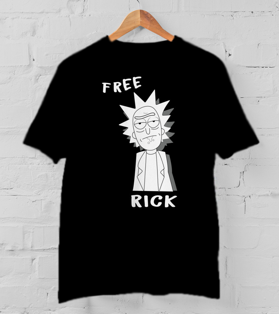 Rick And Morty Fans Unite For Free Rick Movement T-Shirt