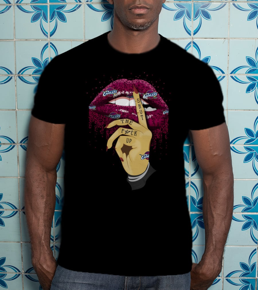 Cleveland Cavaliers Lips Shut Up Statement T-Shirt