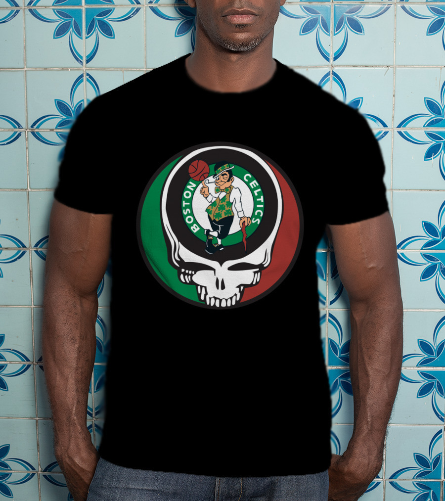 Boston Celtics Grateful Dead Collaboration T-Shirt
