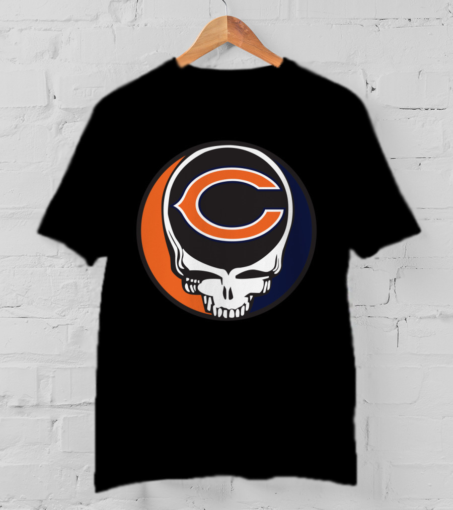 Grateful Dead Chicago Bears Skull T-Shirt