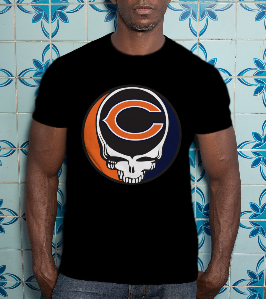 Grateful Dead Chicago Bears Skull T-Shirt
