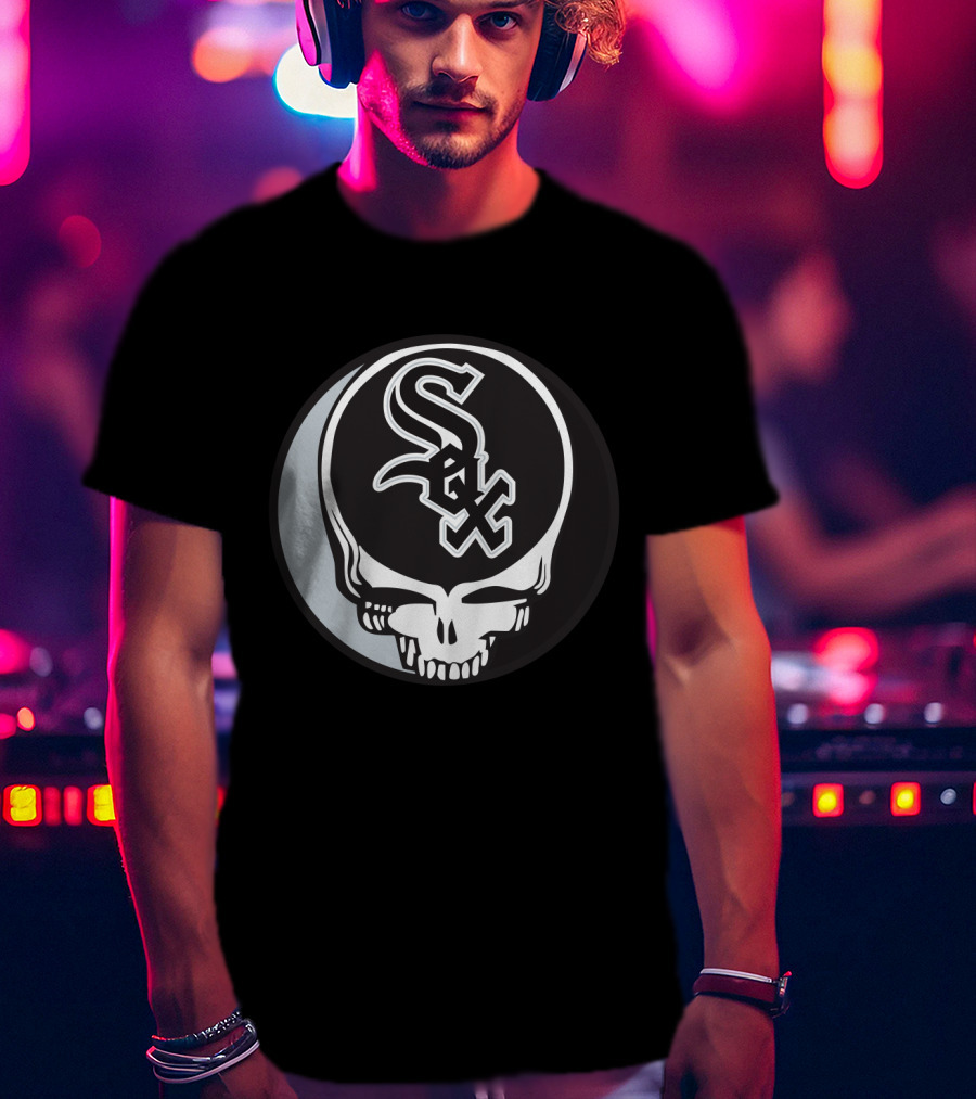 Grateful Dead Steal Your Face Chicago White Sox Fan Mashup T-Shirt