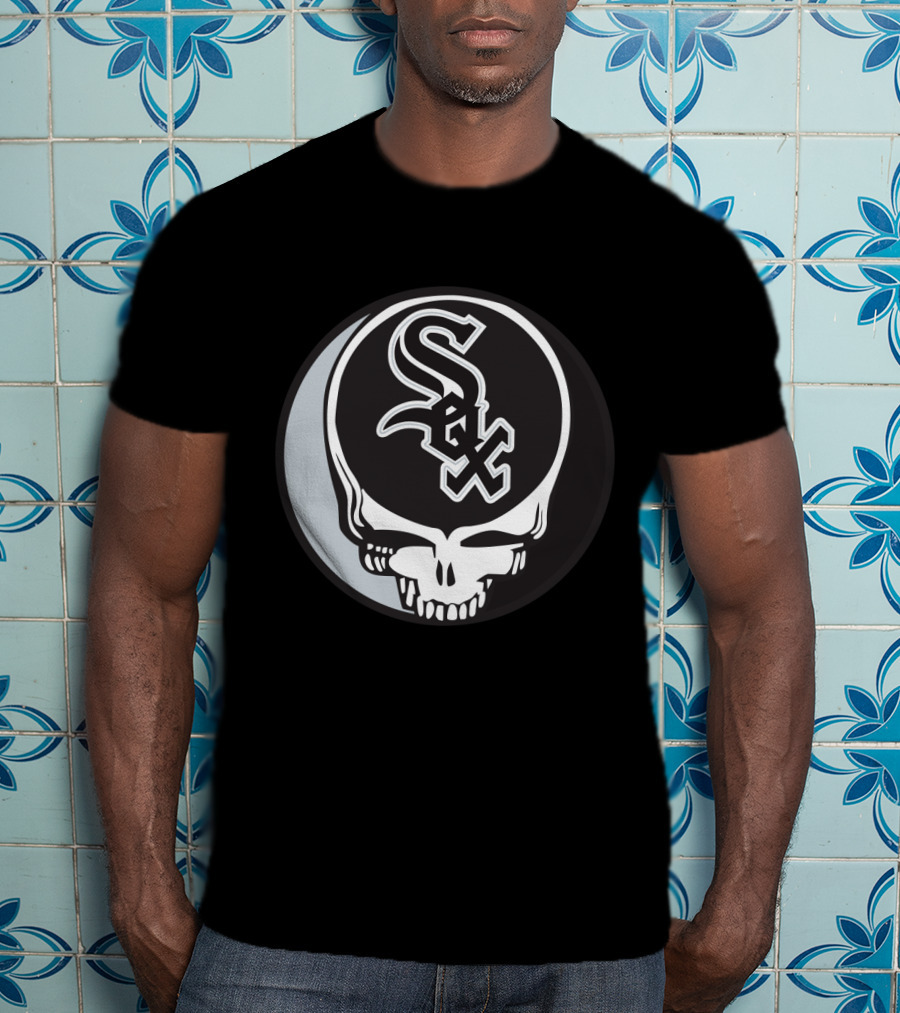 Grateful Dead Steal Your Face Chicago White Sox Fan Mashup T-Shirt