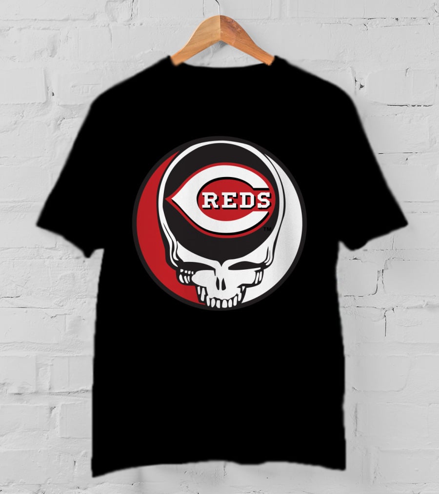 Steal Your Face Cincinnati Reds Logo Grateful Dead Fans T-Shirt