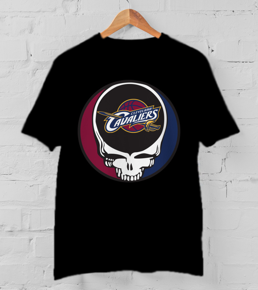 Cleveland Cavaliers Grateful Dead Skull T-Shirt