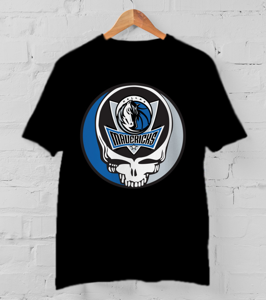 Grateful Dead Steal Your Face Dallas Mavericks Logo Combo T-Shirt