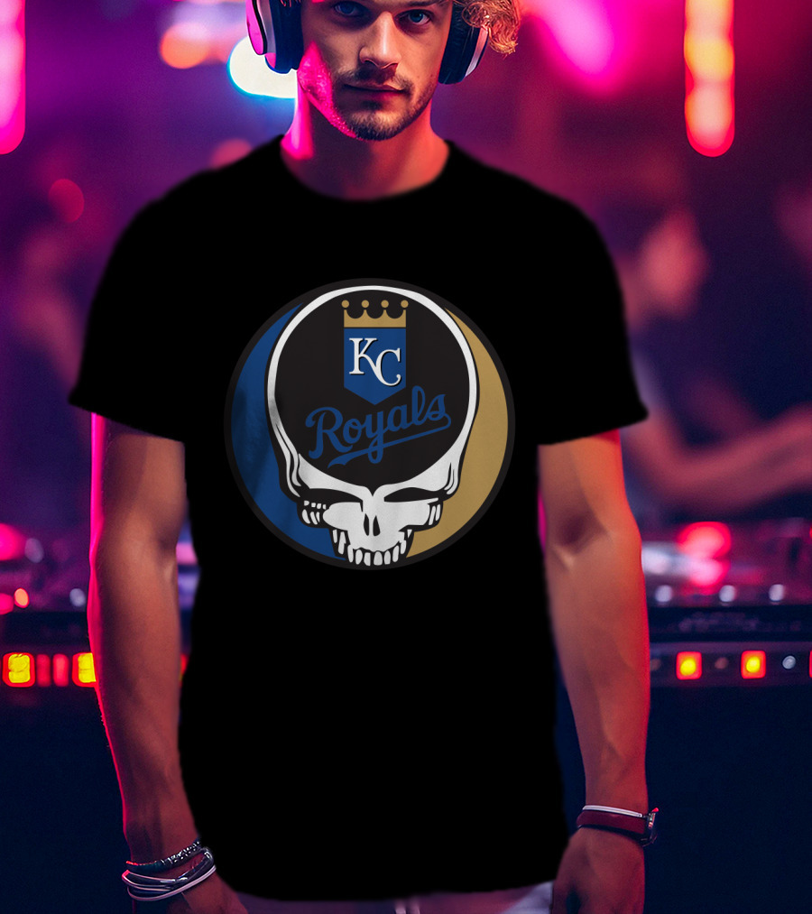 Kansas City Royals Grateful Dead Steal Your Face T-Shirt