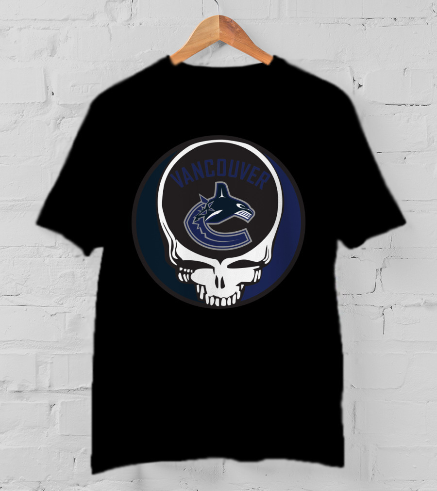 Vancouver Canucks Grateful Dead Steal Your Face Fan T-Shirt
