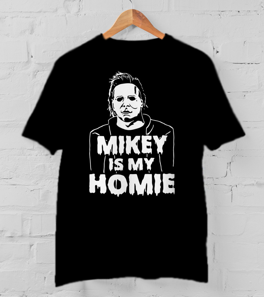 Mikey Is My Homie Halloween Horror Icon T-Shirt