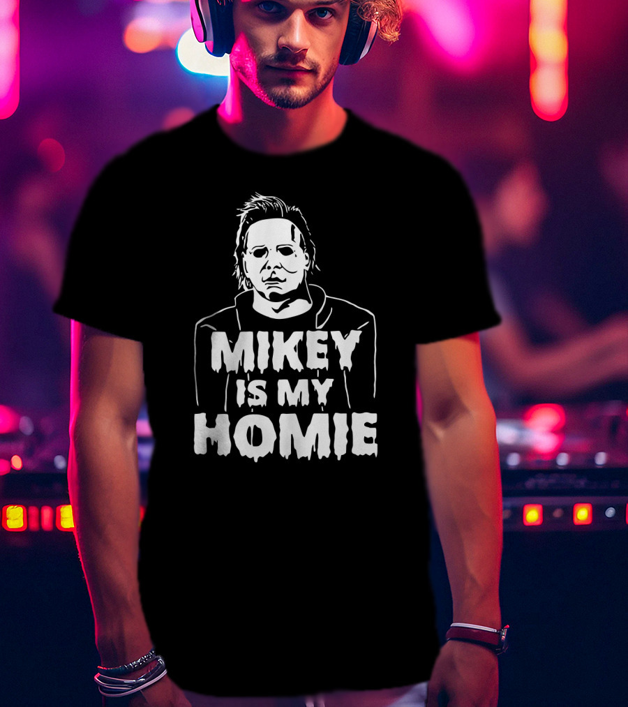 Mikey Is My Homie Halloween Horror Icon T-Shirt