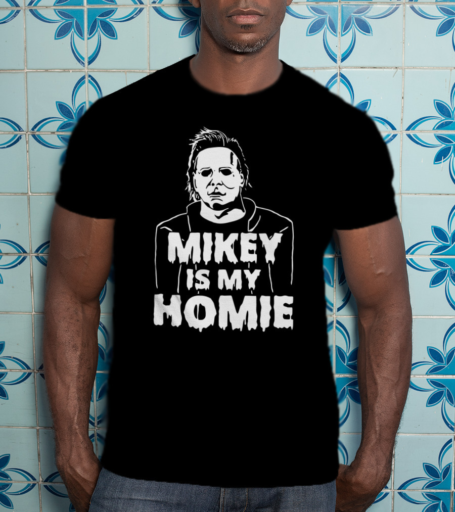 Mikey Is My Homie Halloween Horror Icon T-Shirt