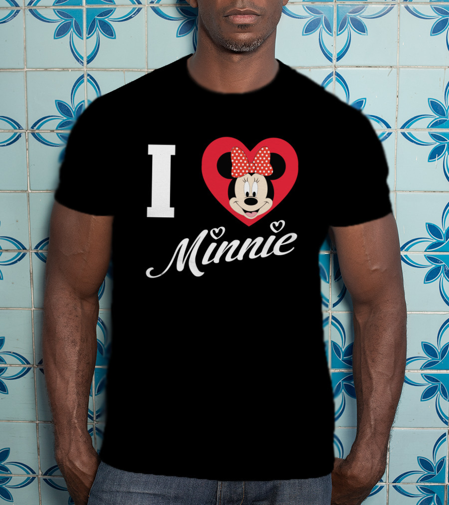 I Heart Minnie Mouse Bow Polka Dot Magic T-Shirt
