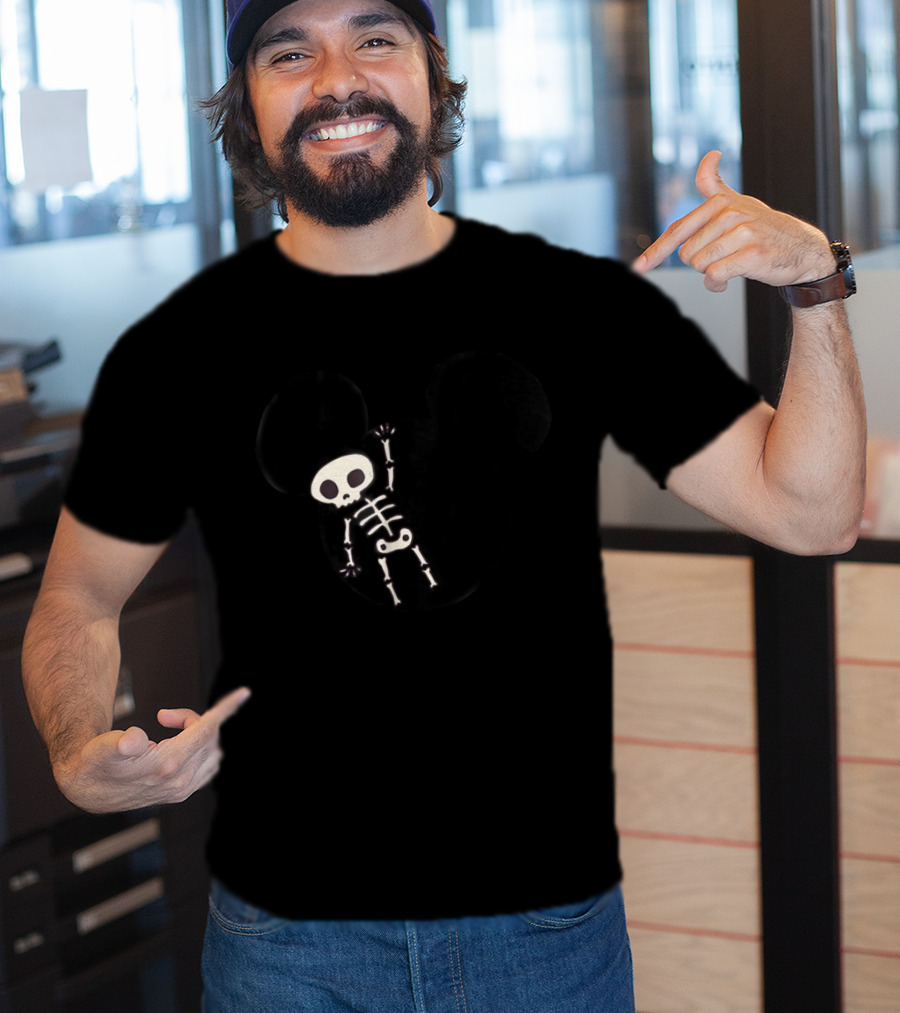 Skeleton Mickey Halloween T T-Shirt