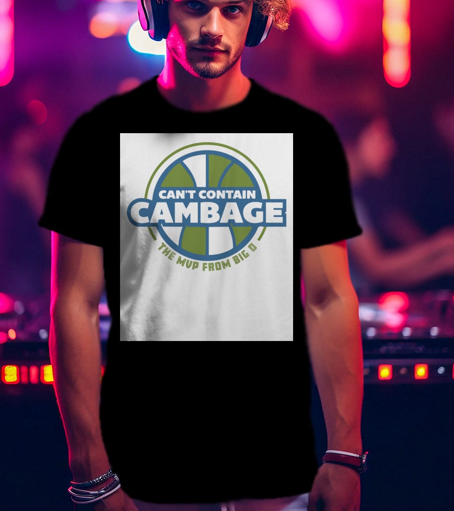 Can't Contain Cambage The Mvp From Big D T-Shirt