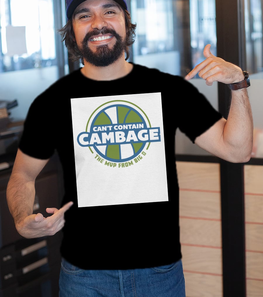 Can't Contain Cambage The Mvp From Big D T-Shirt