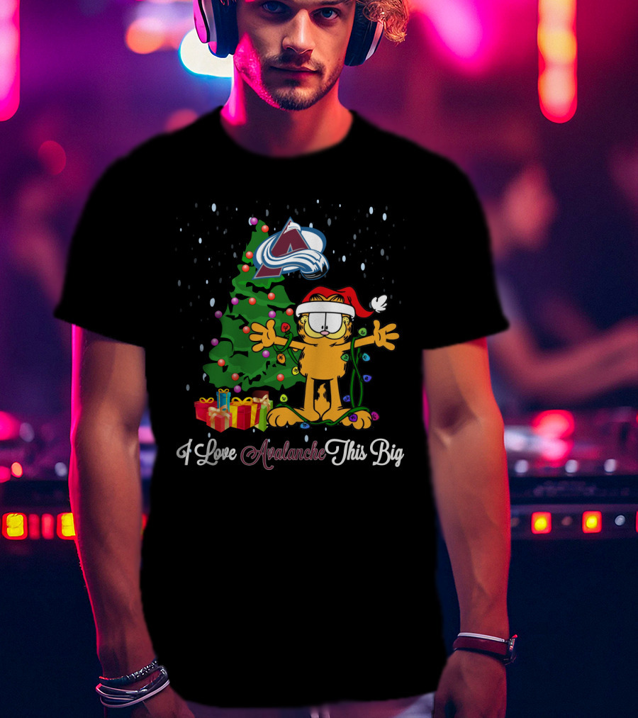 I Love Colorado Avalanche This Big Christmas Tree And Gifts T-Shirt