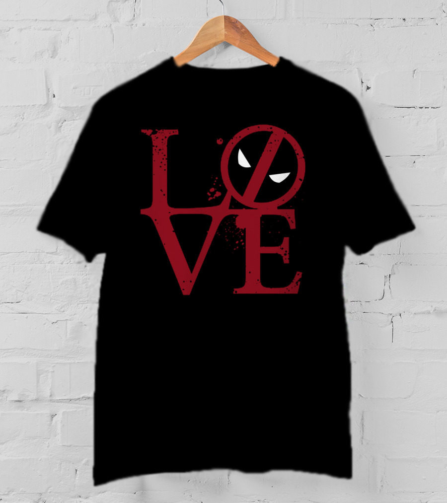 Love Deadpool Iconic Mask T-Shirt