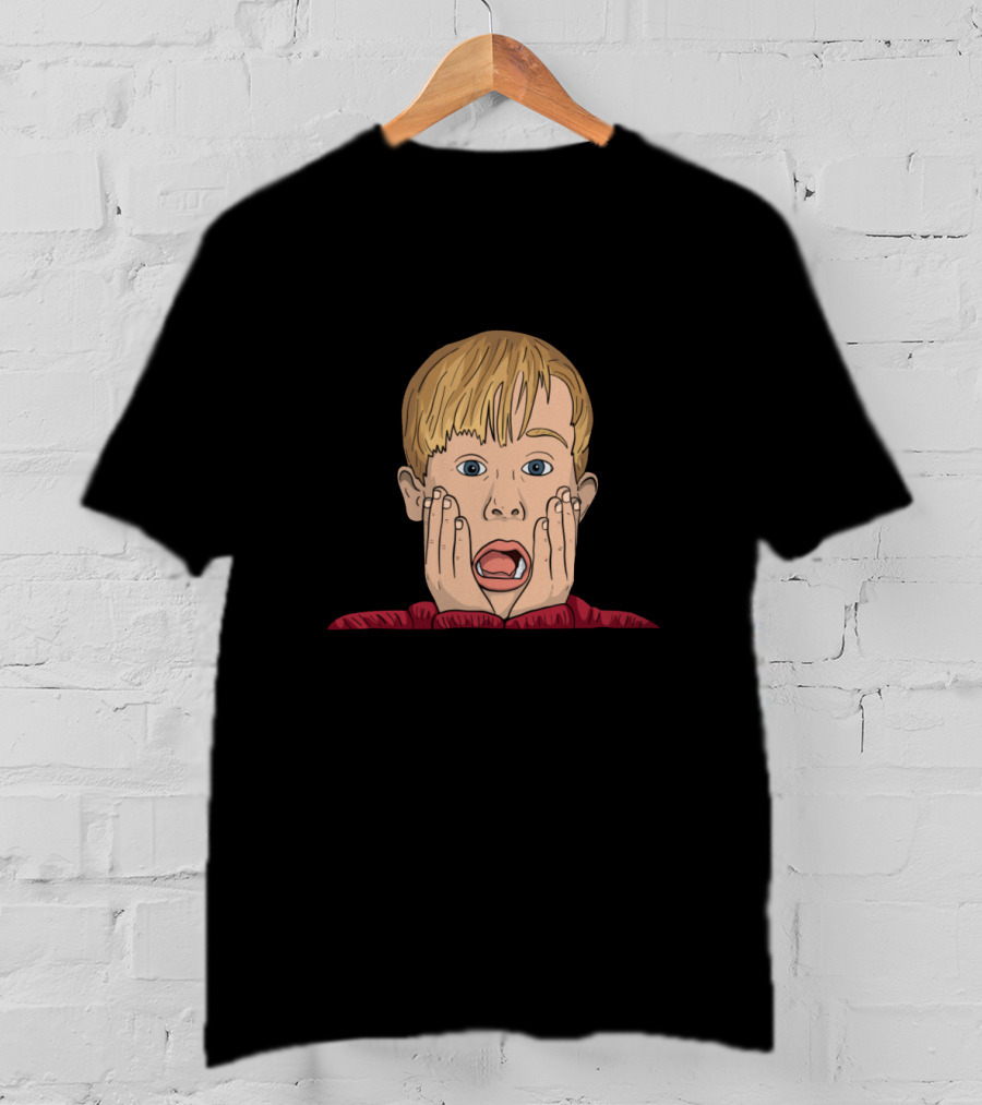 Merry Christmas Ya Filthy Animal Home Alone Surprise Expression Iconic Phrase T-Shirt