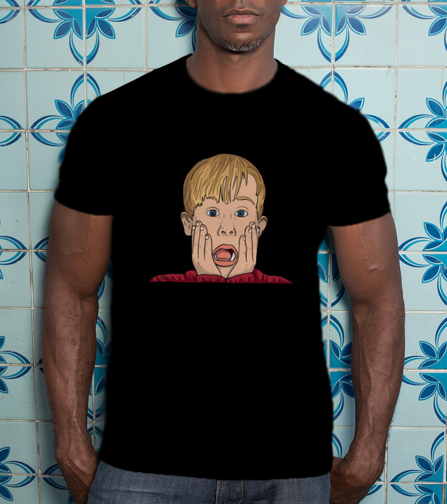 Merry Christmas Ya Filthy Animal Home Alone Surprise Expression Iconic Phrase T-Shirt