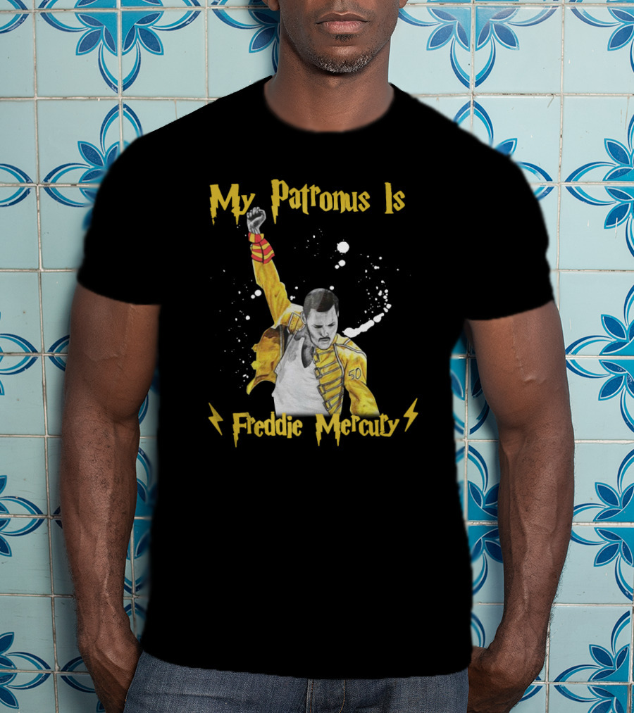 My Patronus Is Freddie Mercury Magic Lightning T-Shirt