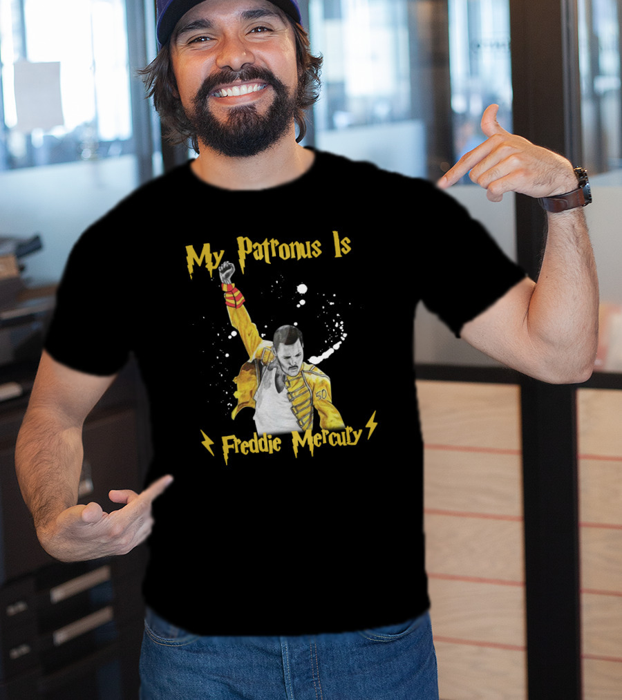 My Patronus Is Freddie Mercury Magic Lightning T-Shirt