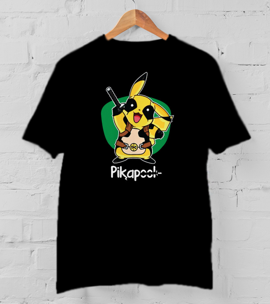 Pikapool Pikachu Deadpool Fusion T-Shirt